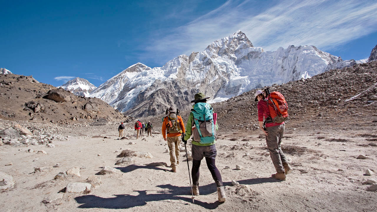 Trekking In Everest Region Of Nepal